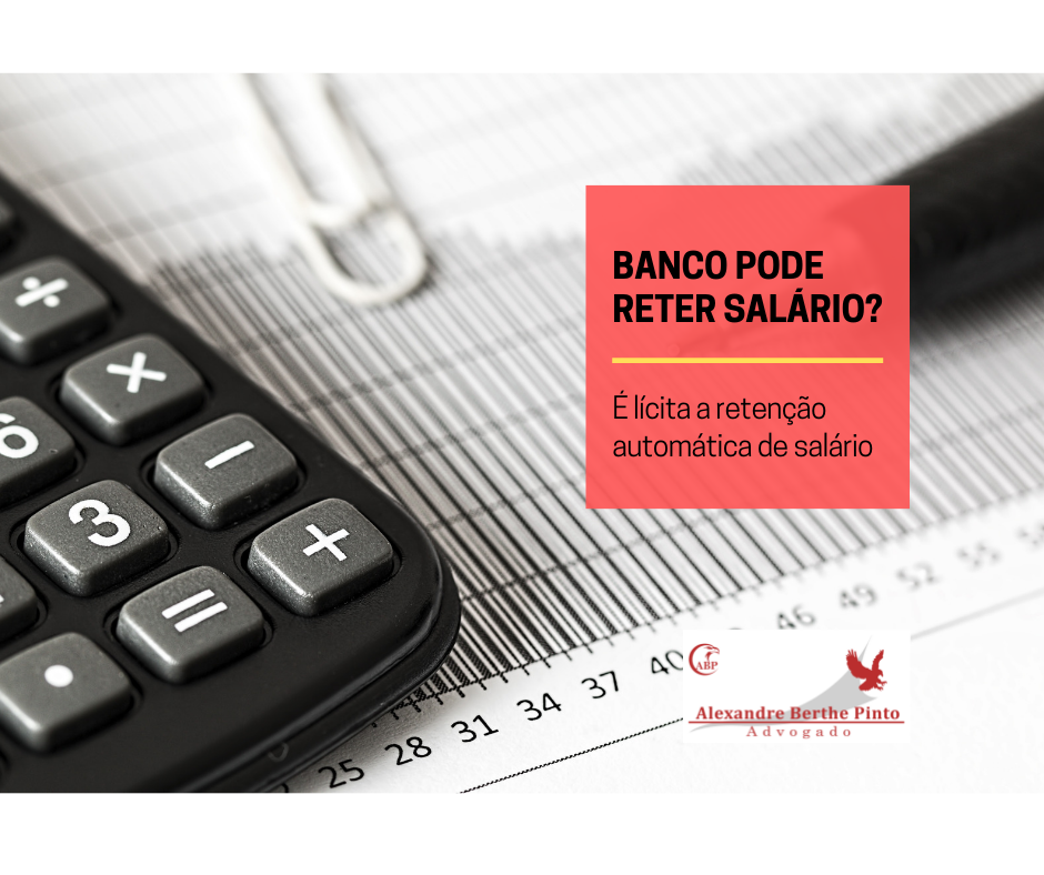 banco pode reter salario